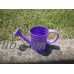 Mini Purple Metal Watering Can 1.2 Liter Manual Colorful Watering Can Small   